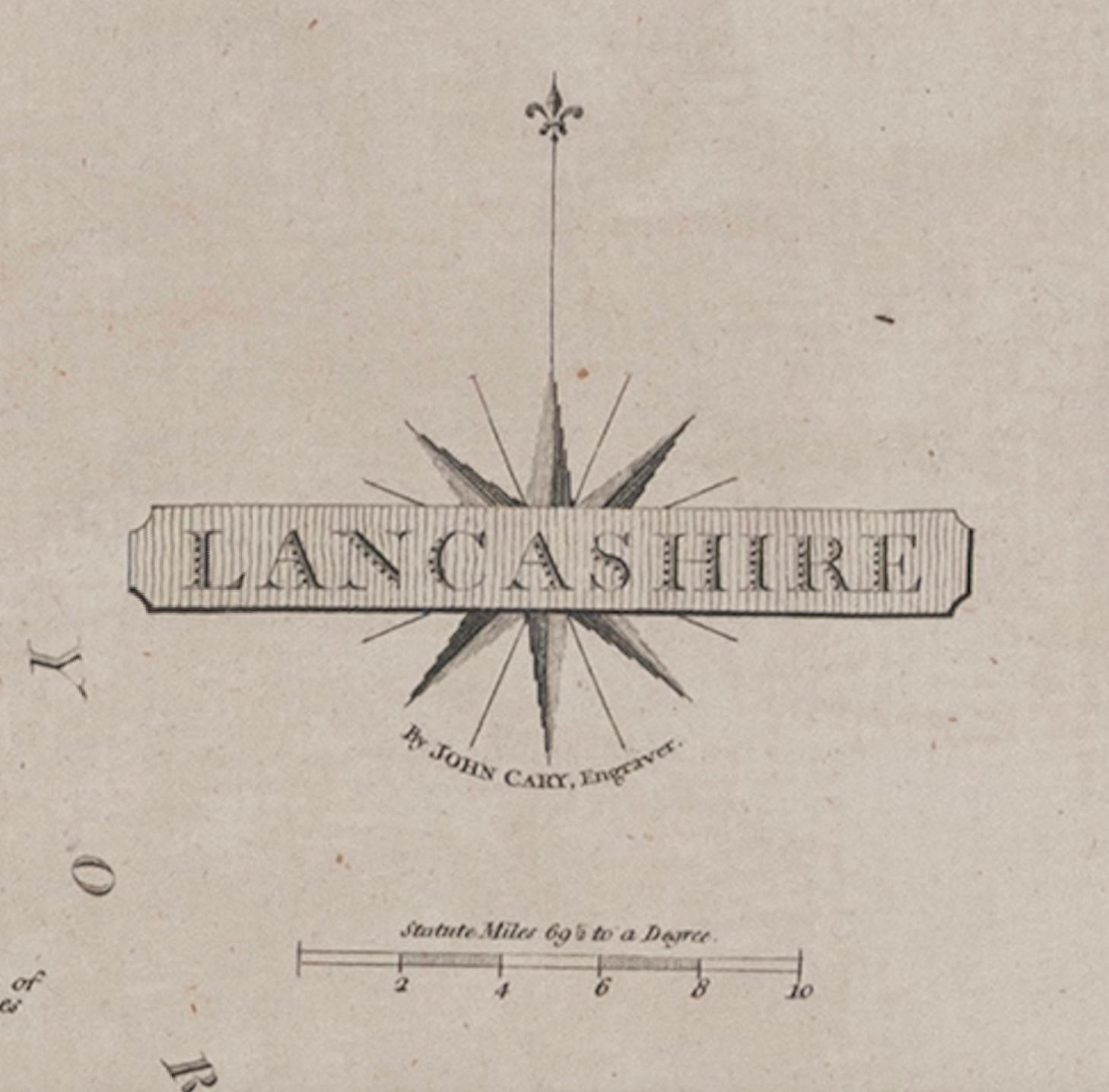 brass lancashire map