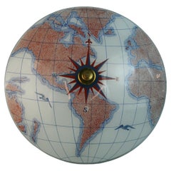 Mappa Nautical Glass Flush Mount