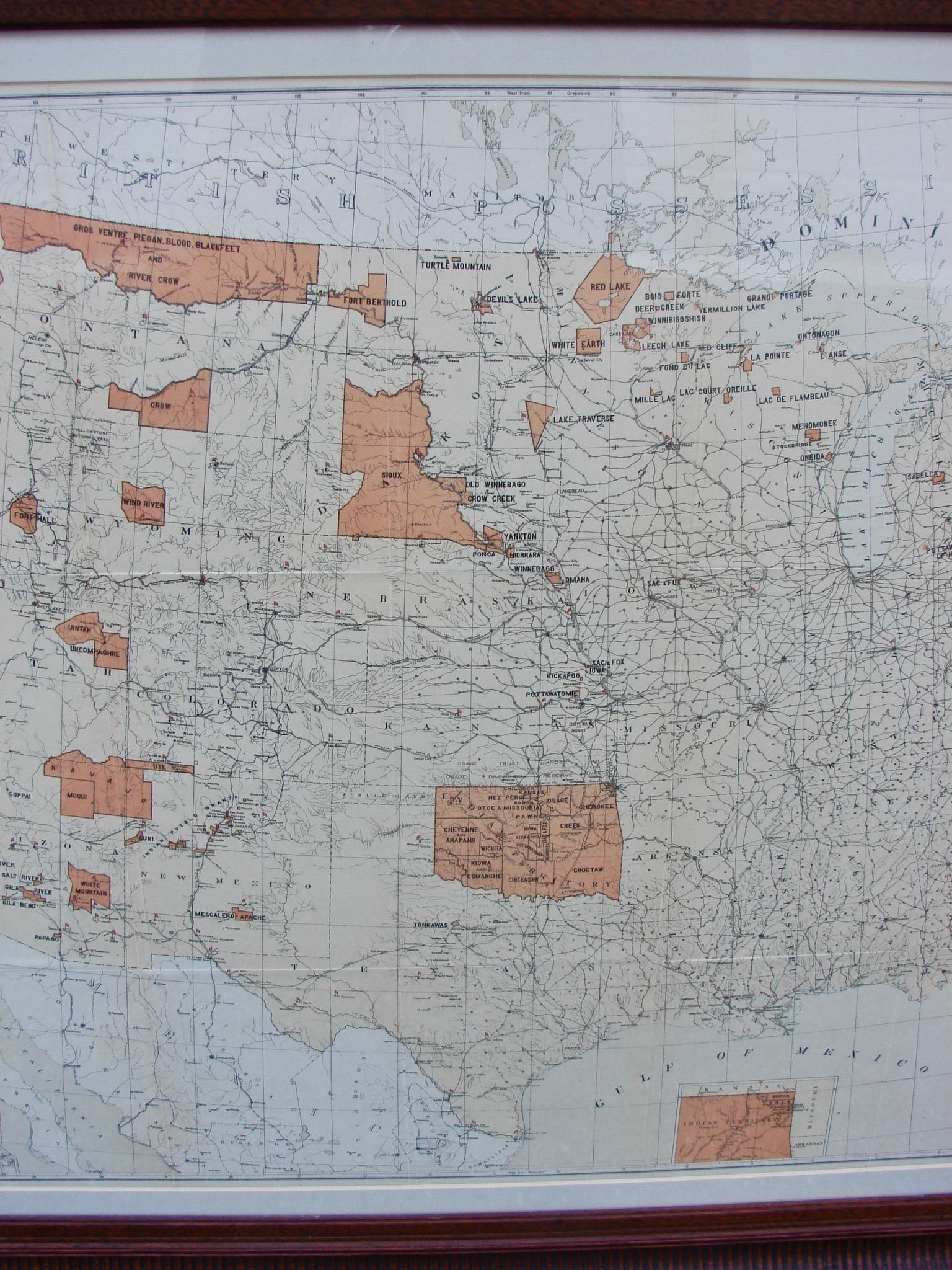 colorado indian reservations map