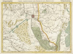 Map of Amersfoort and Surroundings by Covens & Mortier, published in 1747