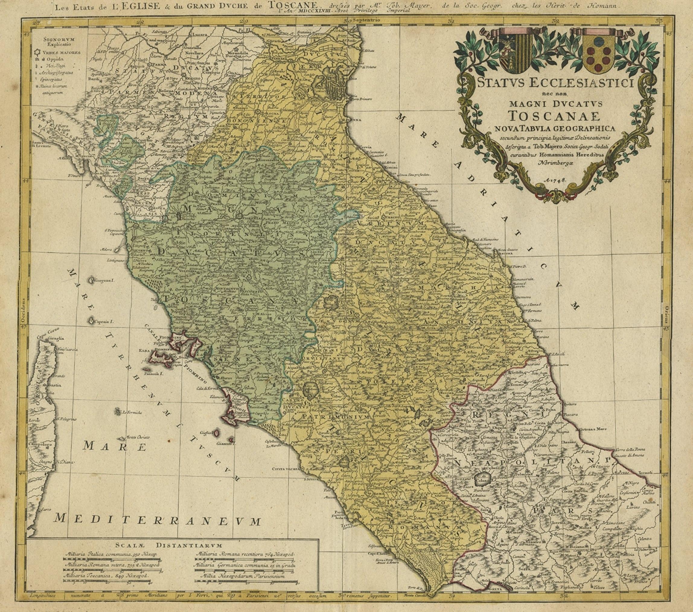 tuscany map
