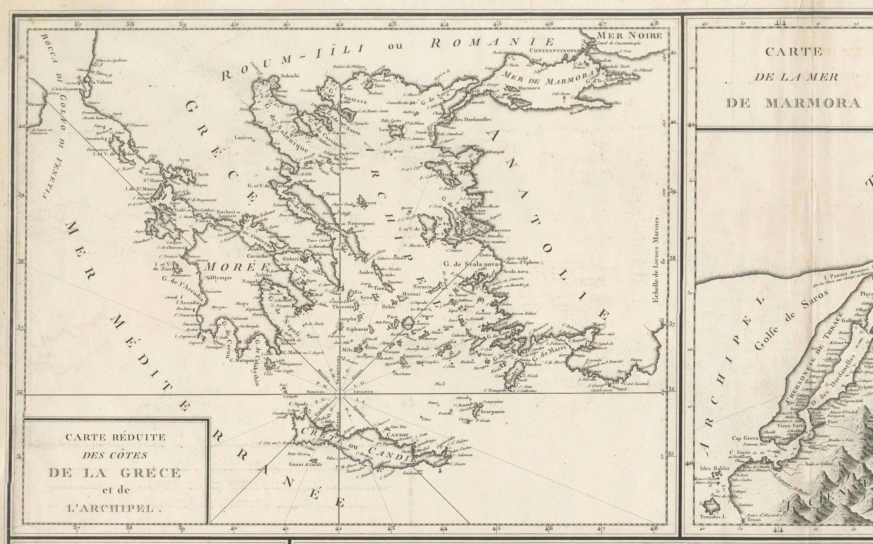 Il s'agit d'une grande carte de 1785 intitulée 