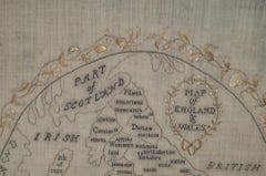 Map of England and Wales Early 19th Century Sampler