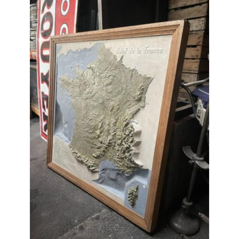 Karte von Frankreich, 1934 (Französisch) im Angebot
