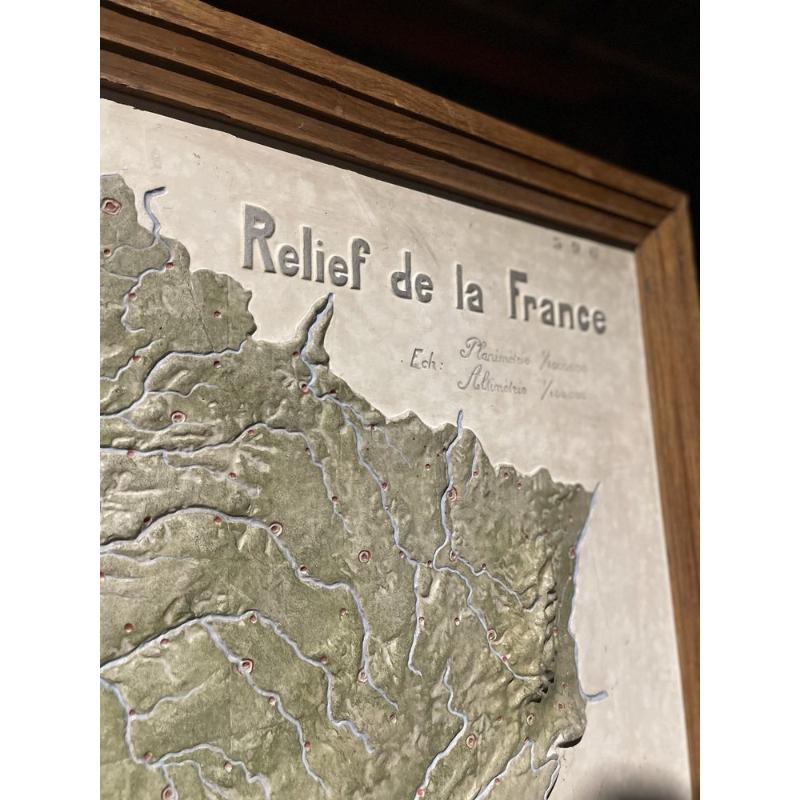Karte von Frankreich, 1934 im Zustand „Gut“ im Angebot in Andrézieux-Bouthéon, FR