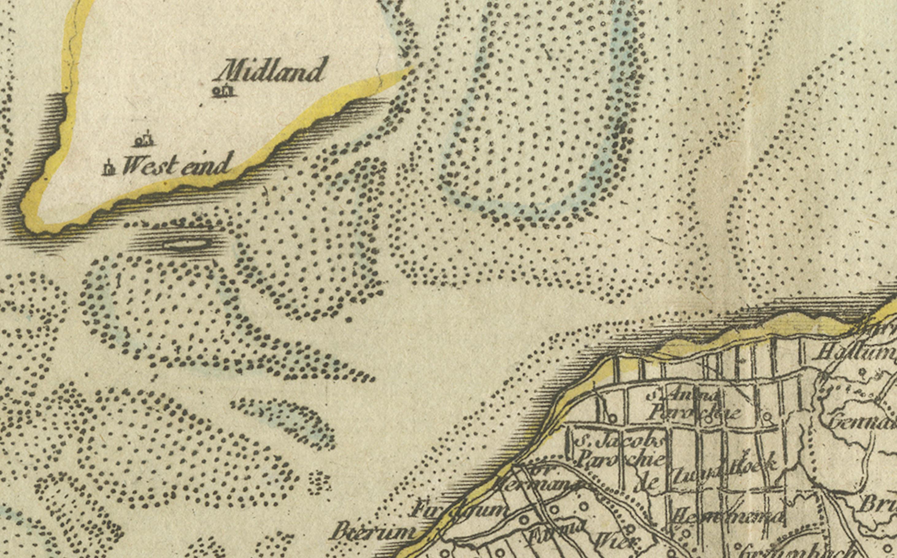 Carta Mappa della Frisia (La Frise), da 