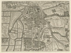 Map of Groningen from The Genealogy of the Illustrious Counts of Nassau (1615)