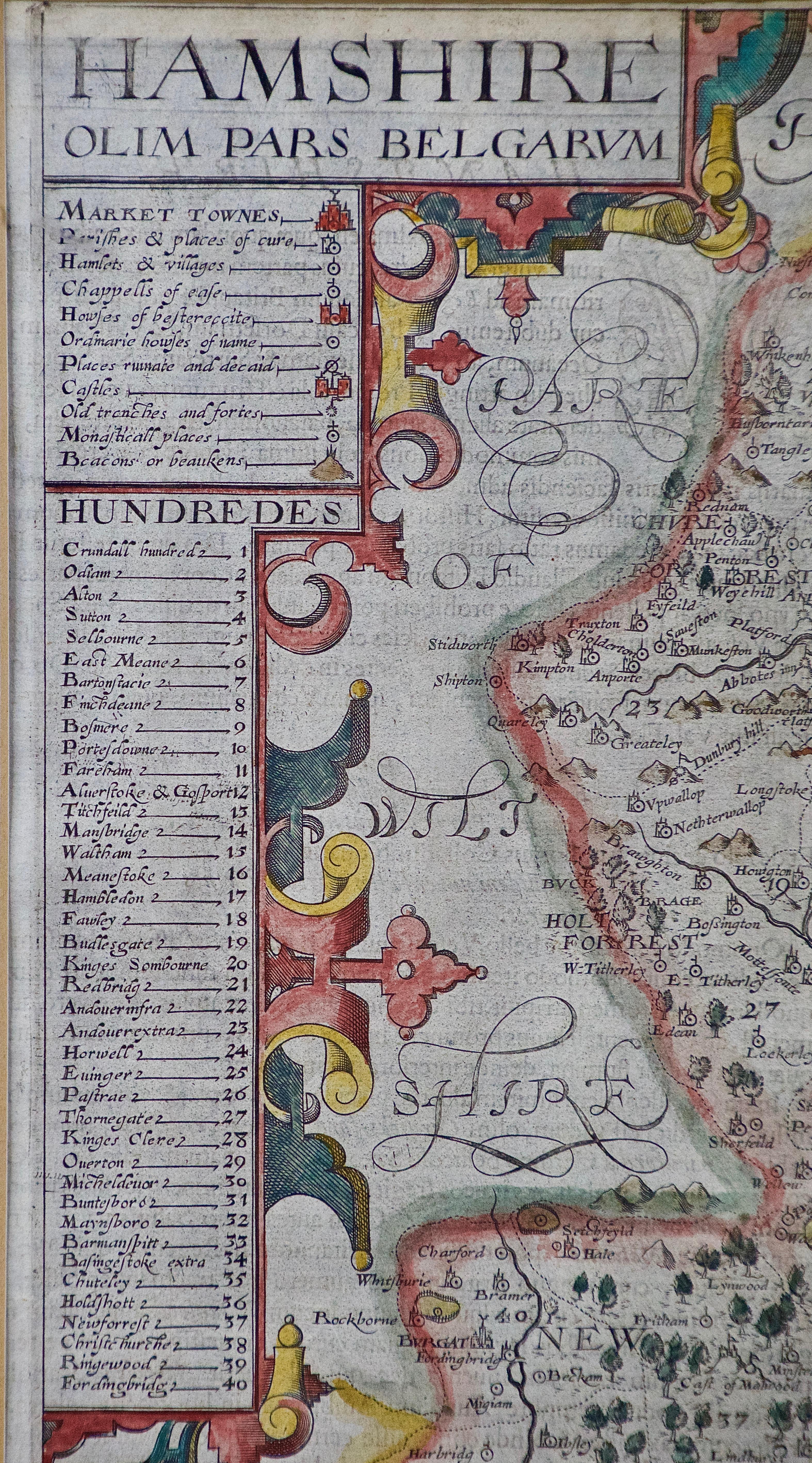 hampshire england map
