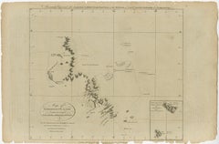 Map of Kerguelen’s Land: The Island of Desolation Explored by Captain Cook