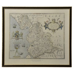 Antique Map of Lancashire