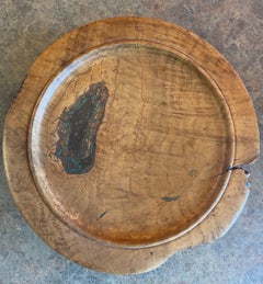 "Map of Mars" Serving Tray or Platter in Olive Burlwood by Richard Sherry