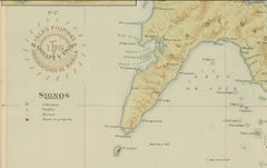 Karte der Inseln Masbate und Ticao - Observatorio de Manila, 1899