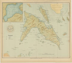 Map of Masbate and Ticao Islands – Observatorio de Manila, 1899