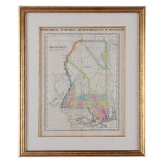 Map of Mississippi Carey & Lea, 1822