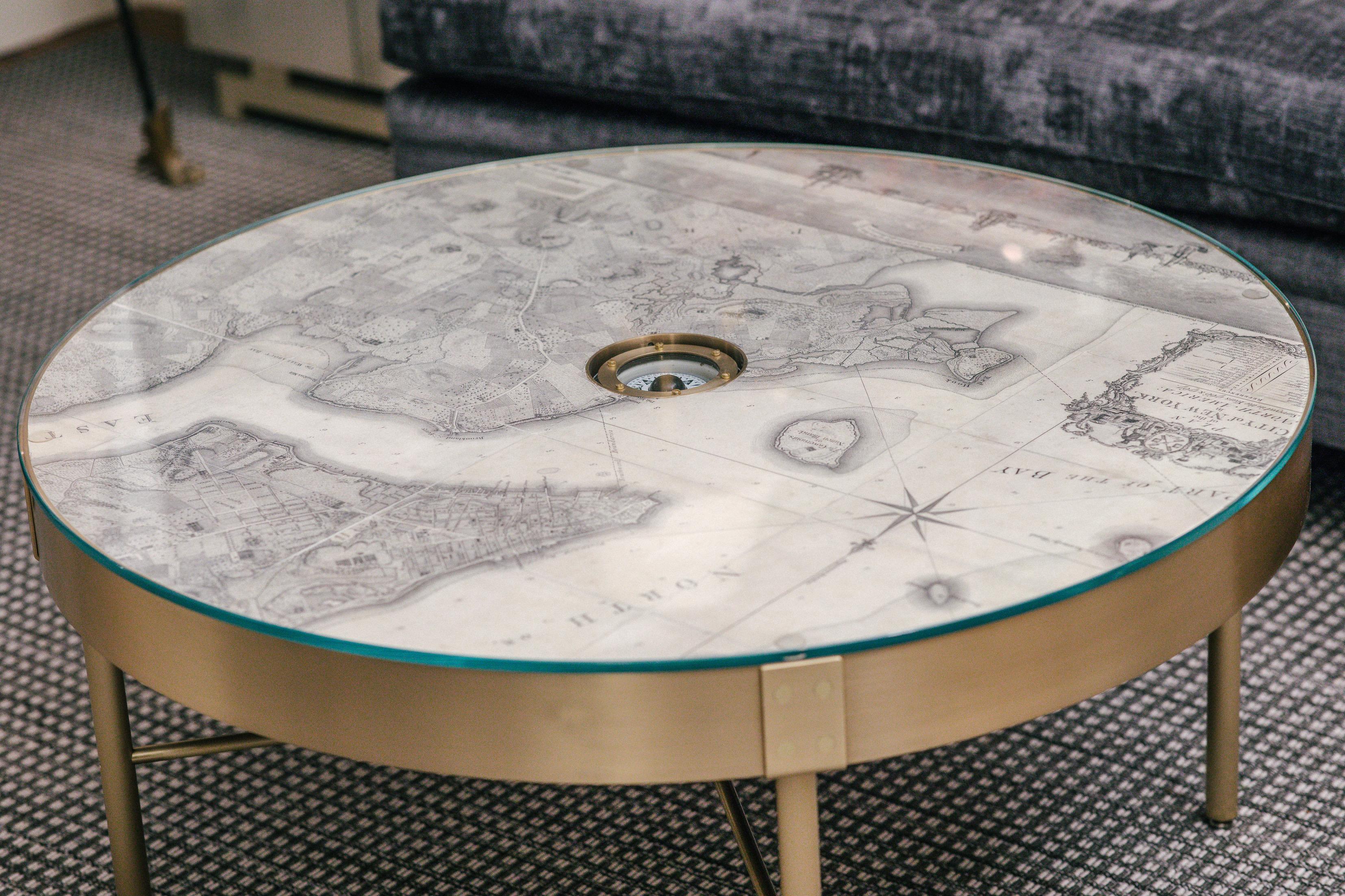 American Cosmographia Coffee Table by David Duncan For Sale