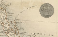 Map of New Zealand Showing Maori Culture and Early Colonial Settlements, 1851