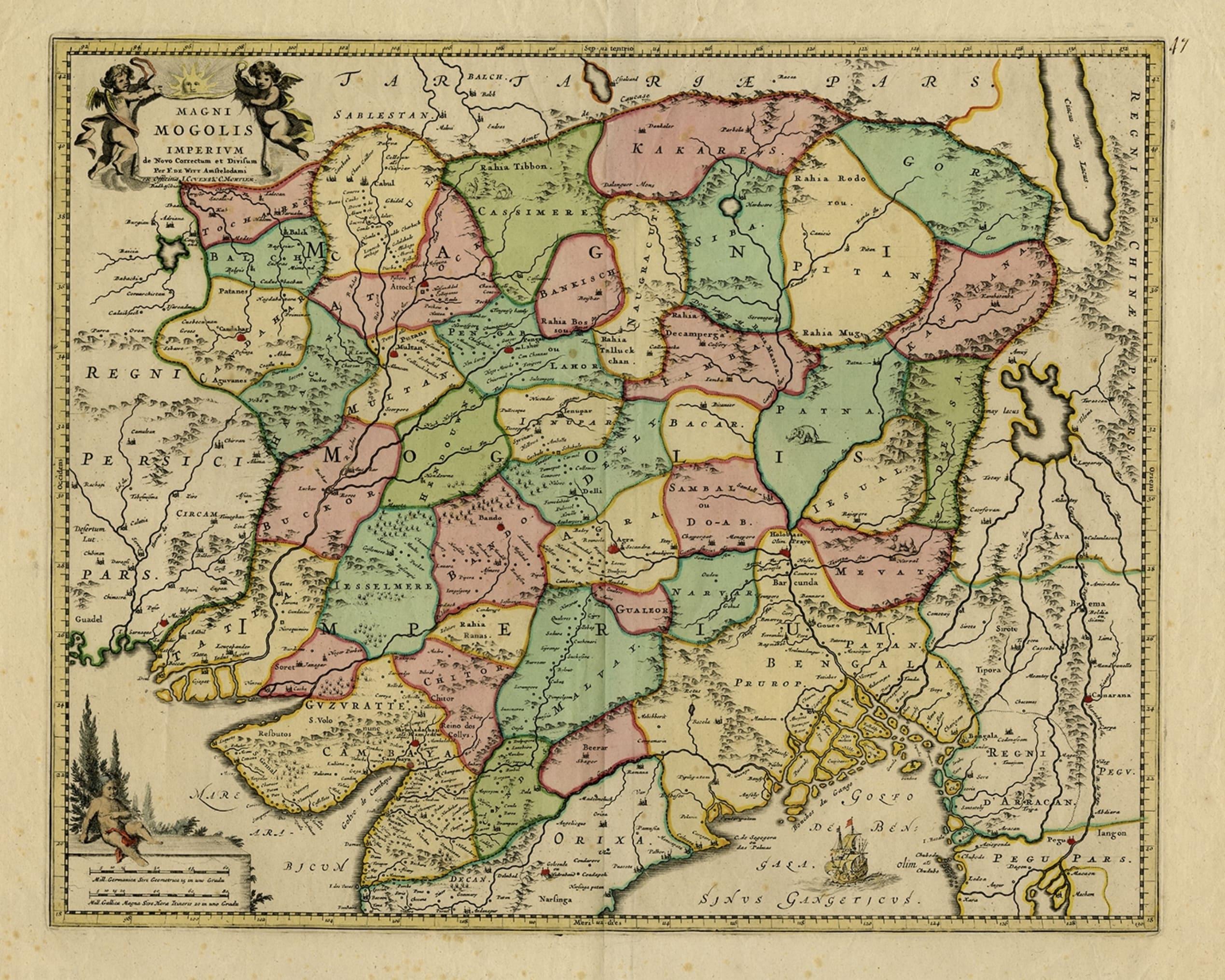 map north india