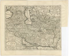 Map of Persia, the Caspian & India – Isaak Tirion, c.1730