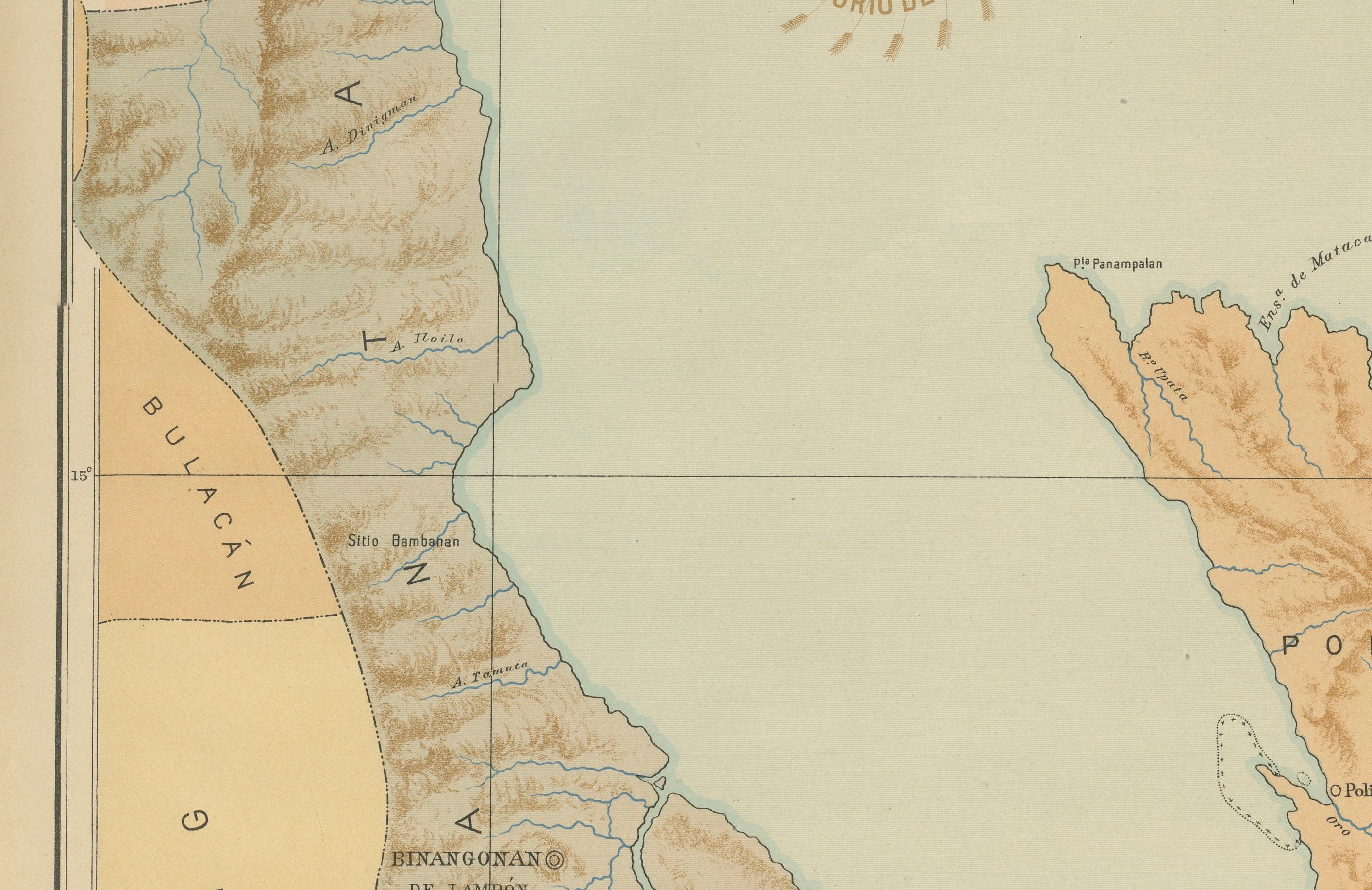 Map of Polillo Islands and Eastern Luzon Coast – Observatorio de Manila, 1899

This chromolithographed map titled “Islas Filipinas – Infanta y Polillo” was created in 1899 under the supervision of Rev. José Algué, S.J., Director of the Observatorio