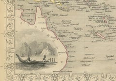 Map of Polynesia Highlighting Cultural Landscapes and Maritime Activities, 1851