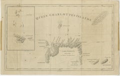 Map of Queen Charlotte's, Carteret's, Simson's and Gower's Islands, Canada, 1773