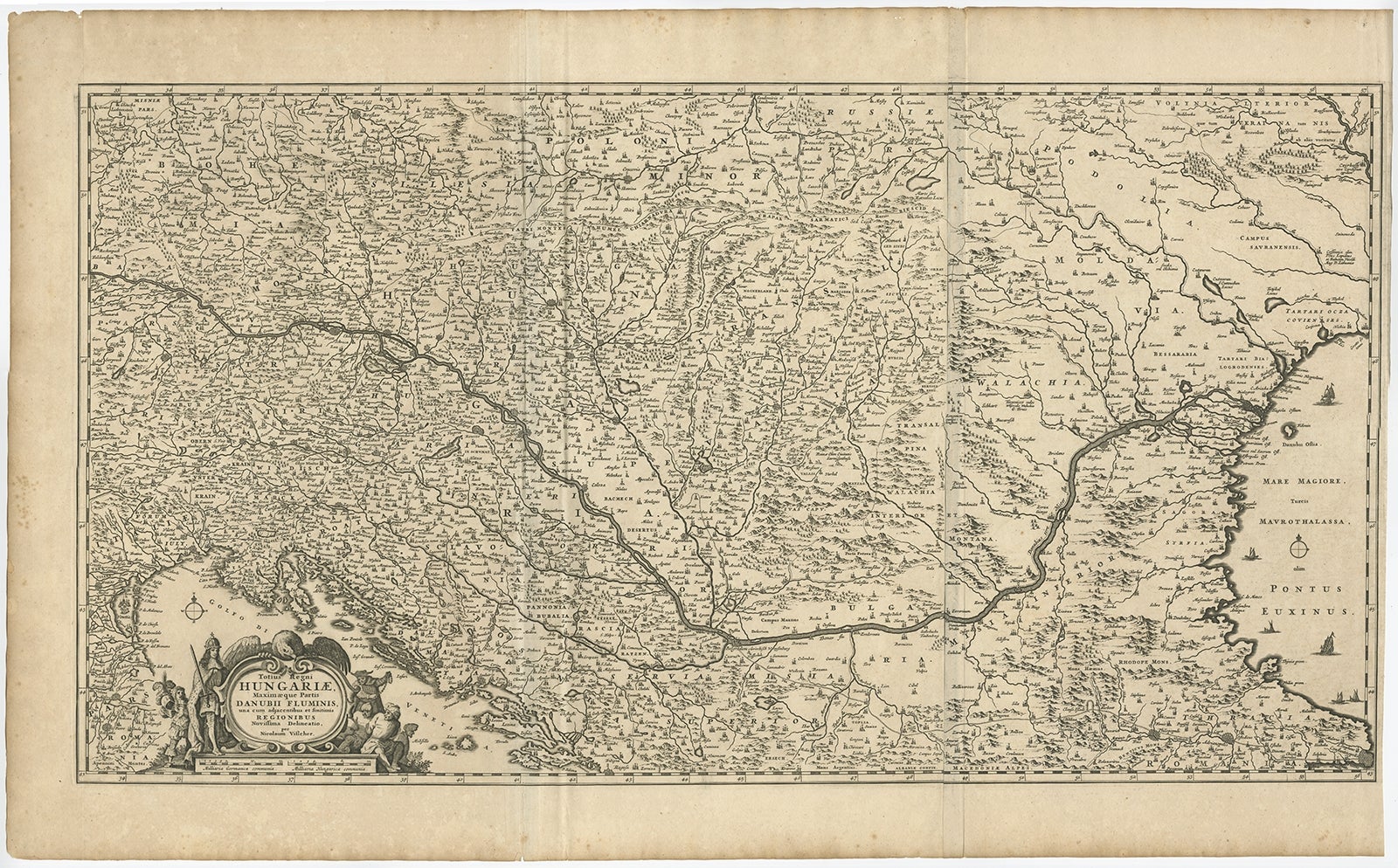 Carte ancienne intitulée 