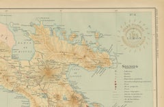 Map of Southeastern Luzon and Mayon Volcano – Observatorio de Manila, 1899