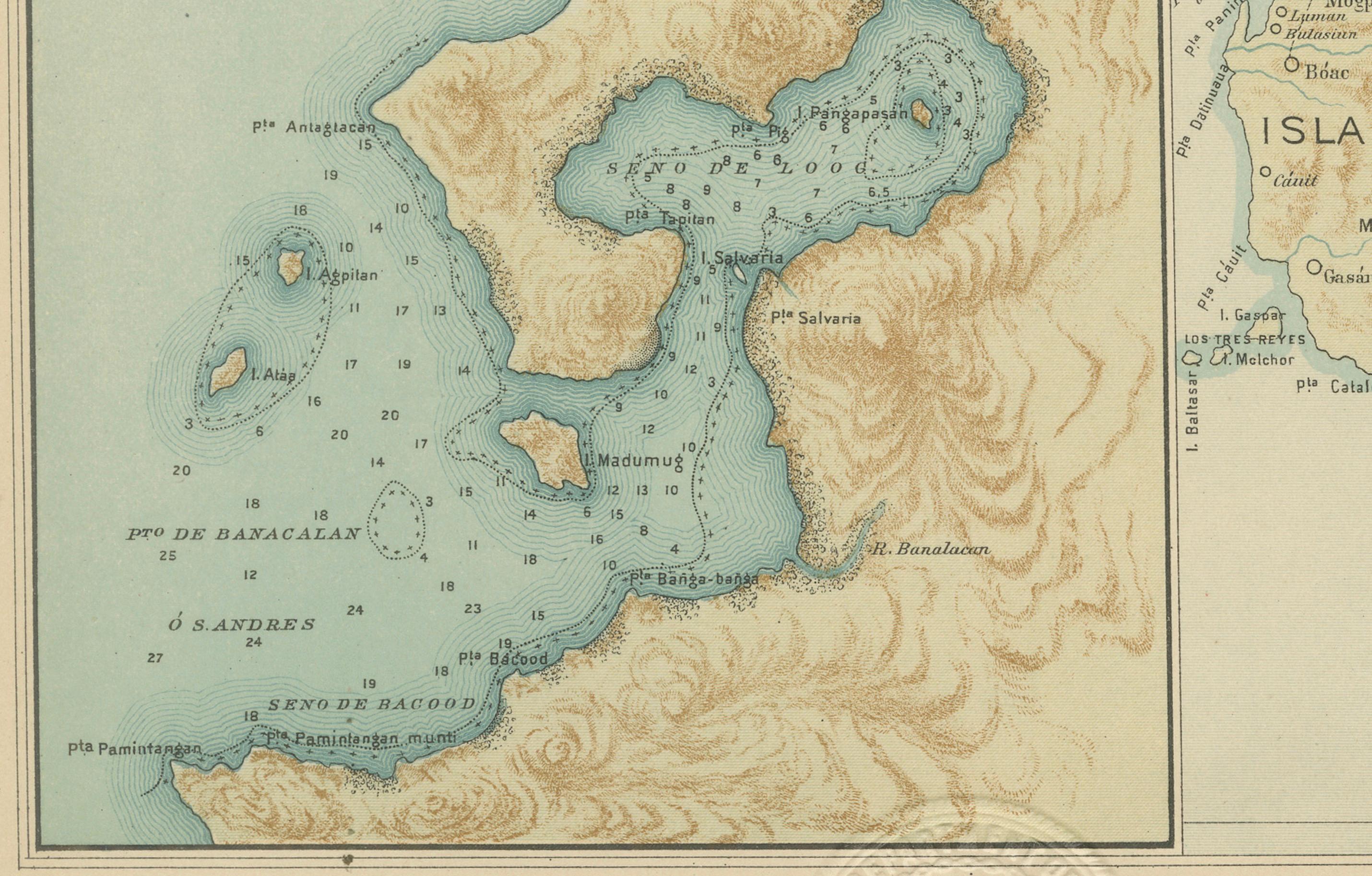 Title: Map of Southern Luzon and Camarines Provinces – Observatorio de Manila, 1899

Description:
This chromolithographed map titled “Islas Filipinas – Luzón” was published in 1899 under the supervision of Rev. José Algué, S.J., Director of the