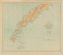 Map of Southern Palawan and the Balabac Islands – Observatorio de Manila, 1899