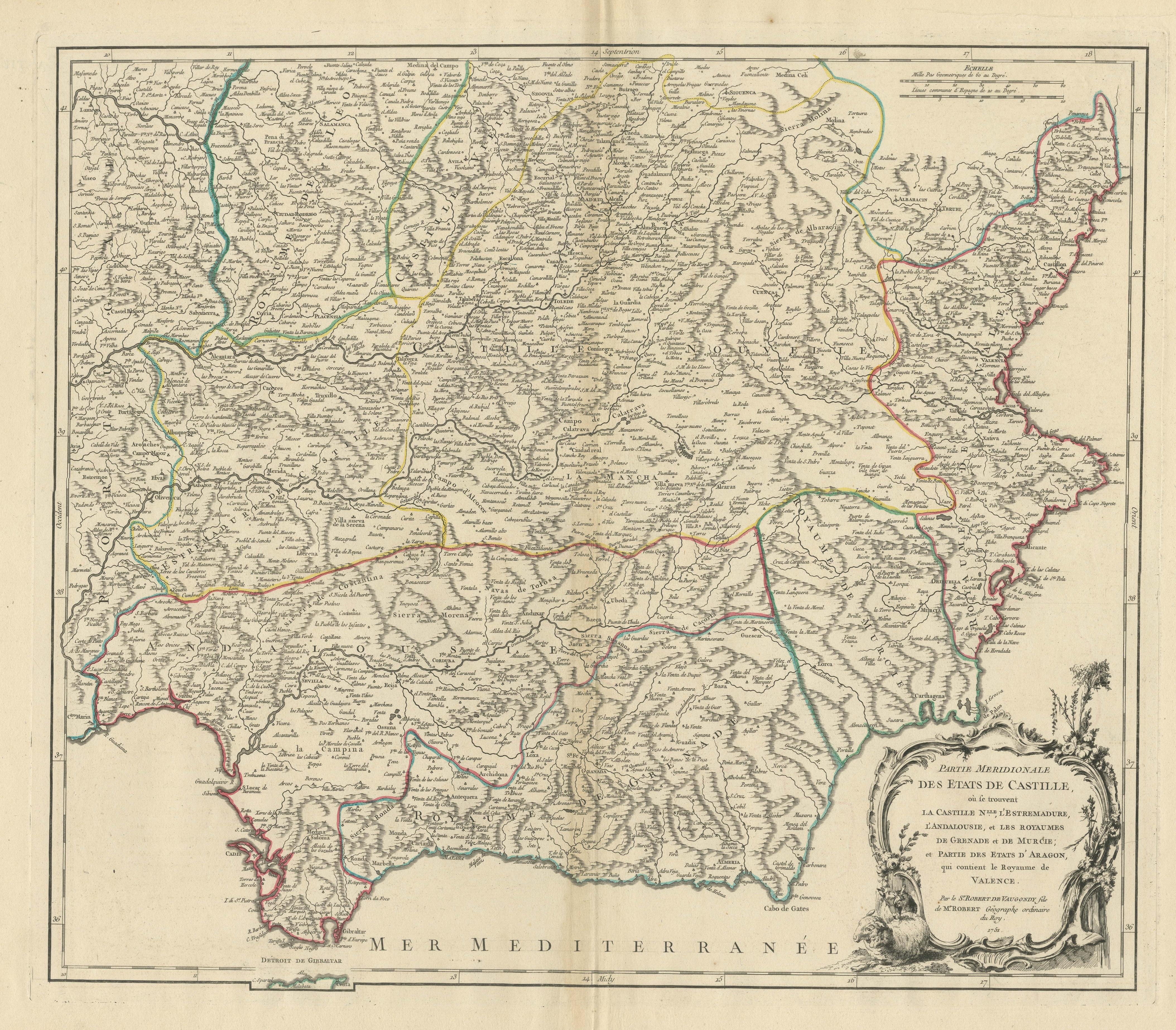 südspanien maps