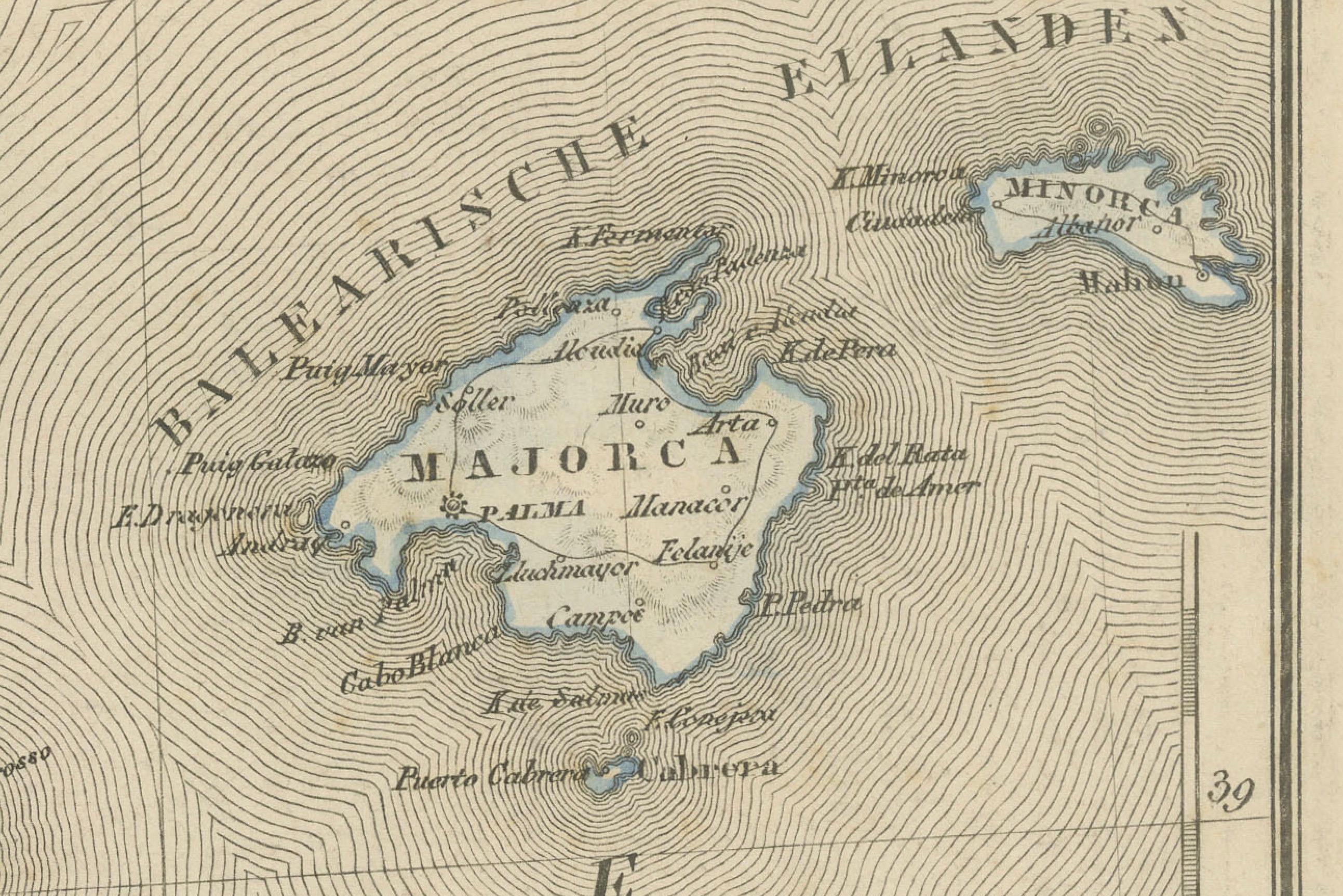 Mappa di Spagna e Portogallo - Nieuwe Hand-Atlas di Frijlink & van Otterloo, 1876 in vendita 1