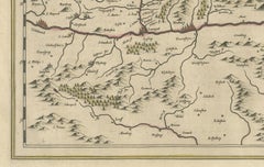 Map of Styria by William Blaeu, 1645: A Masterpiece of 17th-Century Cartography