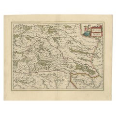 Mapa de Estiria de William Blaeu, 1645: una obra maestra de la cartografía del siglo XVII