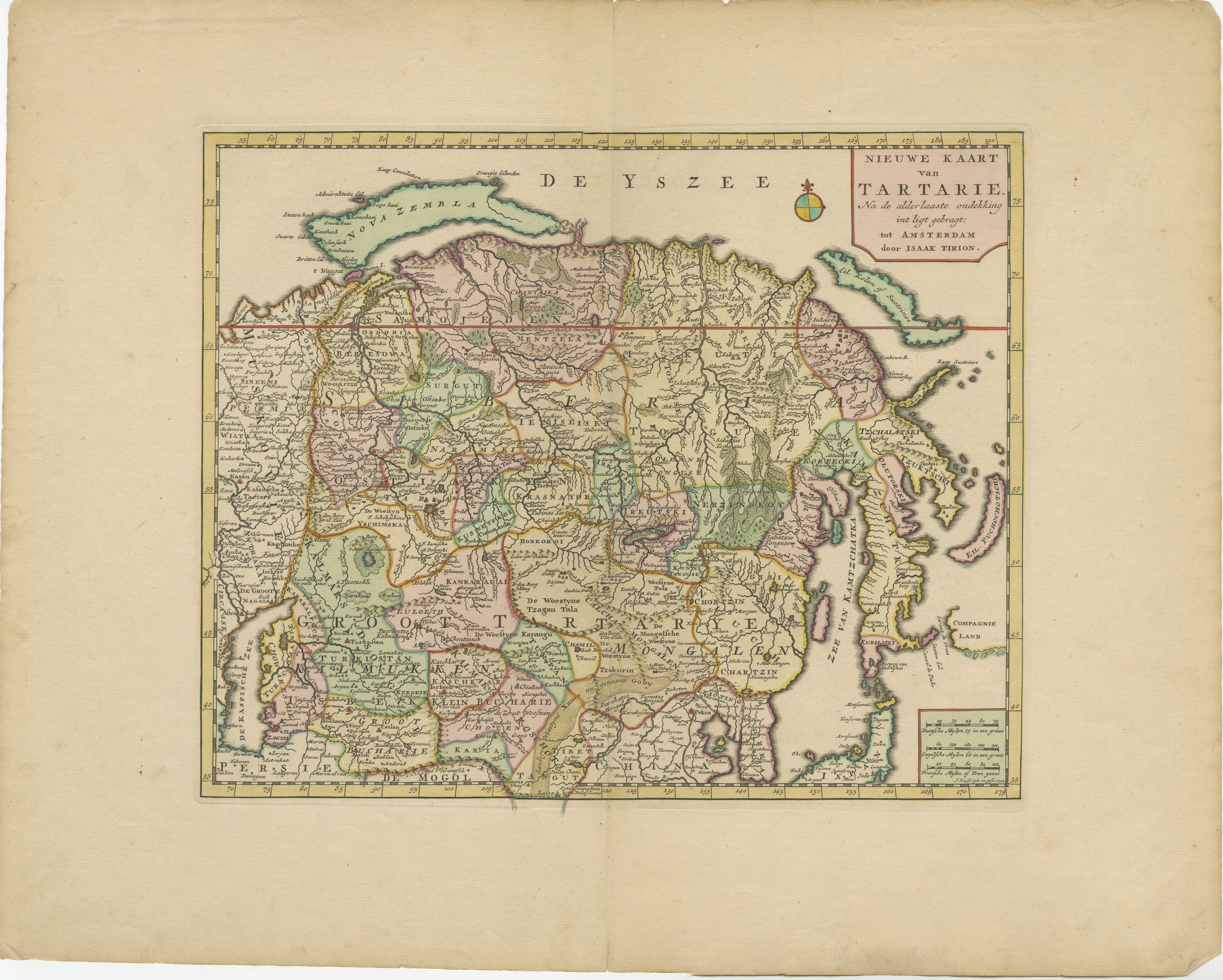 This is an antique map titled 