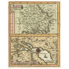 Map of the Electorate of Bavaria, Incl Lake Constance, by Jesuit Scherer, c.1700