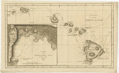 Map of the Hawaiian Islands with a Large Inset of Karakakooa Bay, 1803