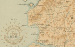 Map of the Island of Bohol – Observatorio de Manila, 1899