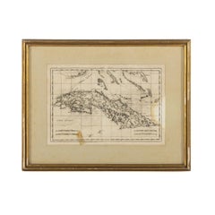 Map Of The Island Of Cuba - Guillaume Thomas Raynal (1711-1796)
