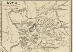 Map of The Italian Peninsula with the islands of Sicily, Sardinia, Corsica, 1880