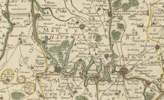 Map des Margraviate- und Electorates Brandenburg von de Beaurain – um 1750