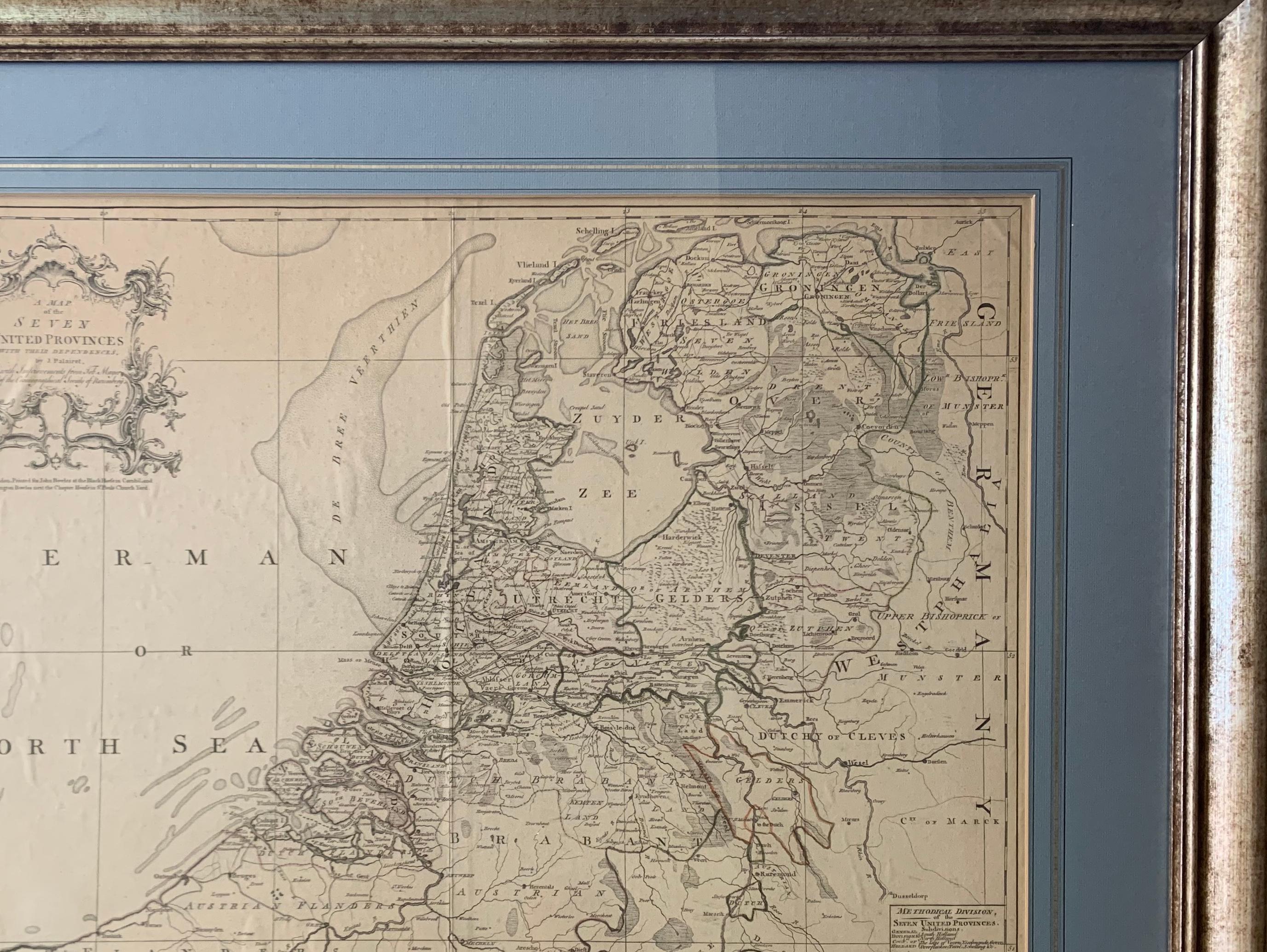 Map of the Netherlands In Good Condition In New York, NY