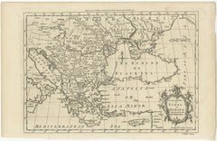 Map of the Ottoman Empire in Europe, incl. the Balkans, Greece & Turkey, c.1760