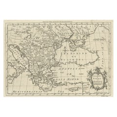 Map of the Ottoman Empire in Europe, incl. the Balkans, Greece & Turkey, c.1760