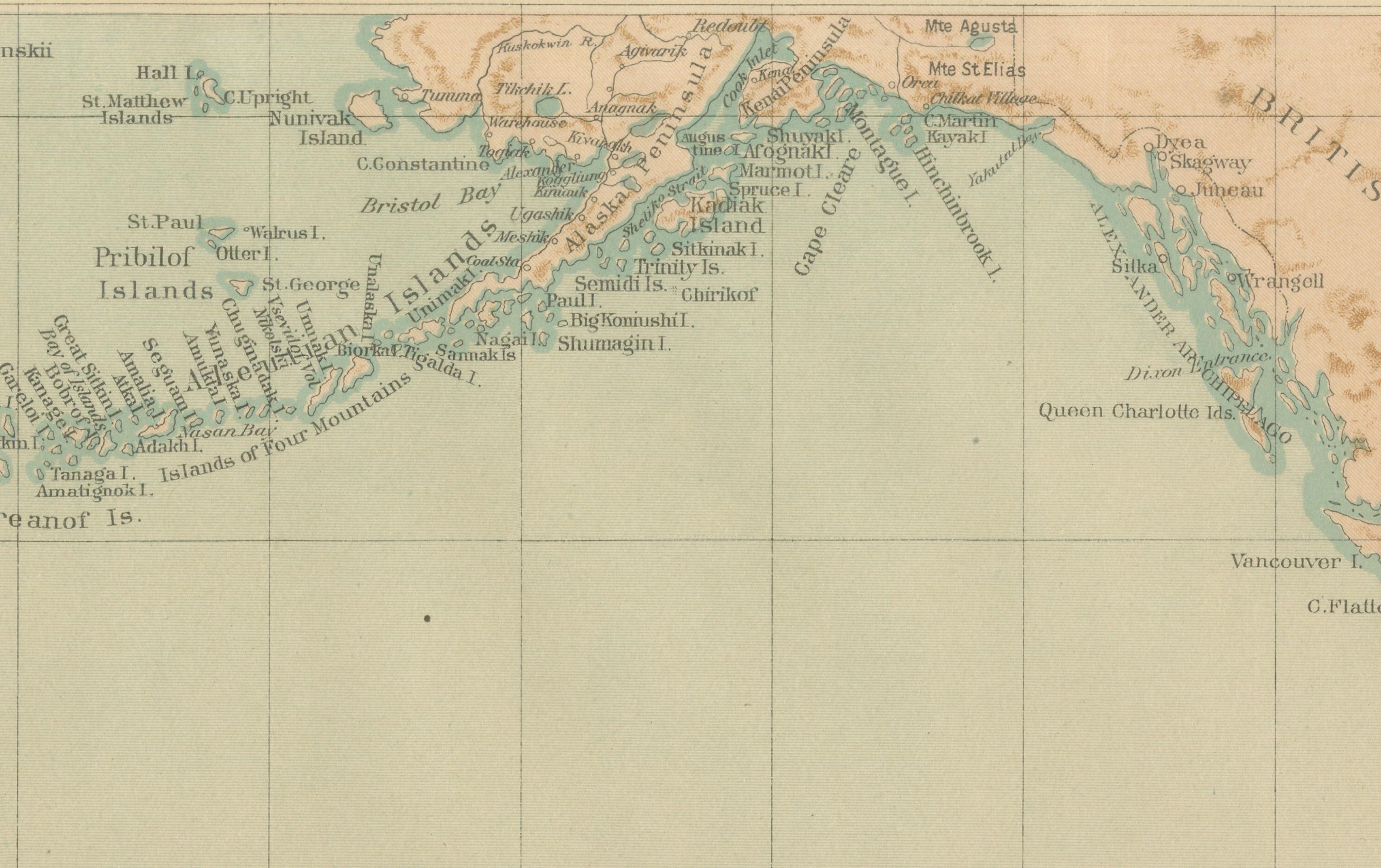Titolo: Oceano Pacifico e Arcipelago delle Filippine - Osservatorio di Manila, 1899

Descrizione:
Questa mappa cromolitografica finemente dettagliata, intitolata 