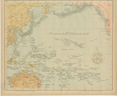 Map of the Pacific Ocean and Philippine Archipelago – Manila Observatory, 1899