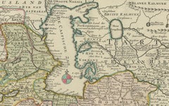 Map of the Persian Empire circa 1750 by Tirion – Hand-Colored Dutch Map