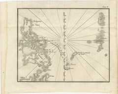 Map of the Philippines and Palau Islands – Antique French Engraving, c.1790