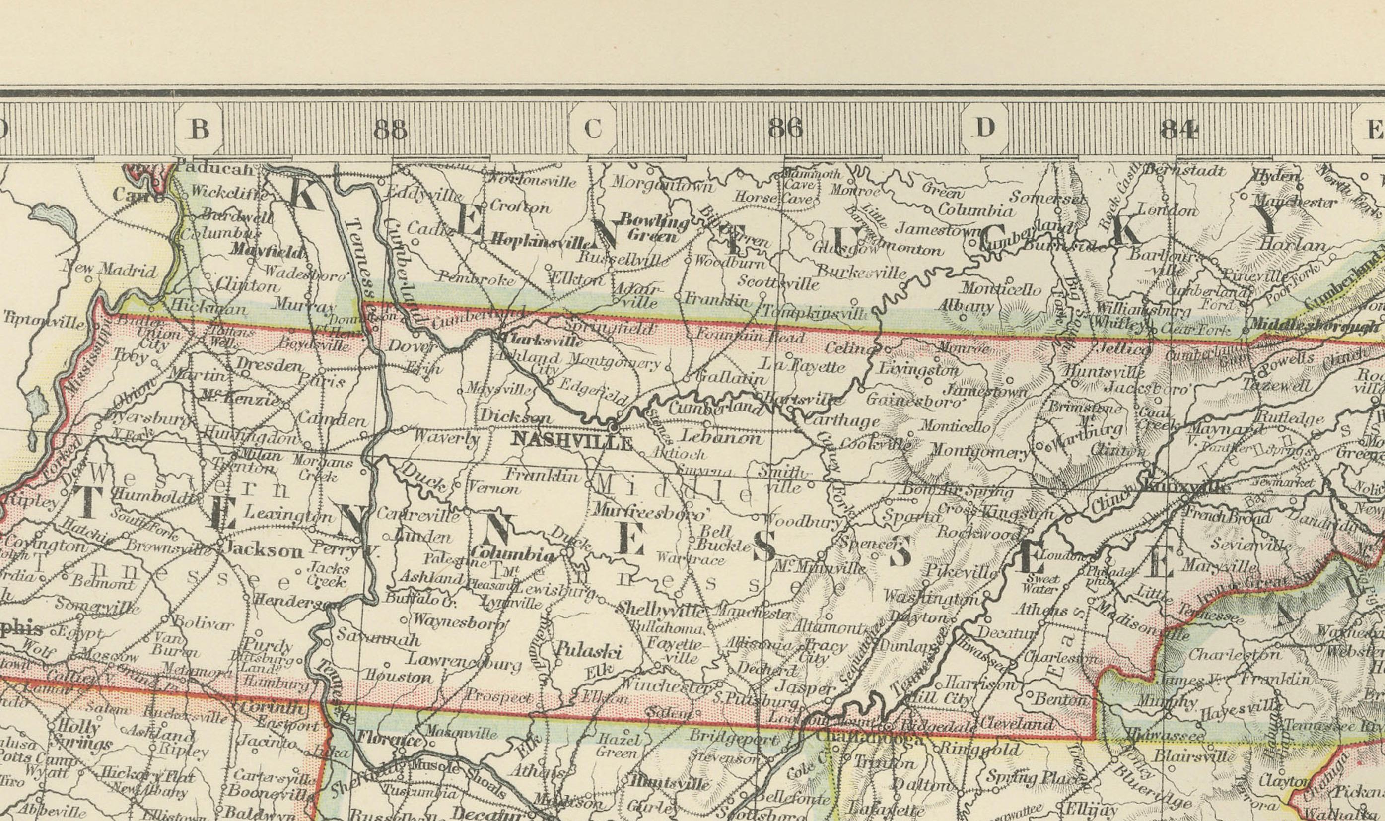Map of the Southeastern USA and Atlantic States – Vintage 1903 Geography

This original engraved map, titled “United States of North America (South Eastern Sheet) with the Atlantic States,” was meticulously prepared by Keith Johnston and published
