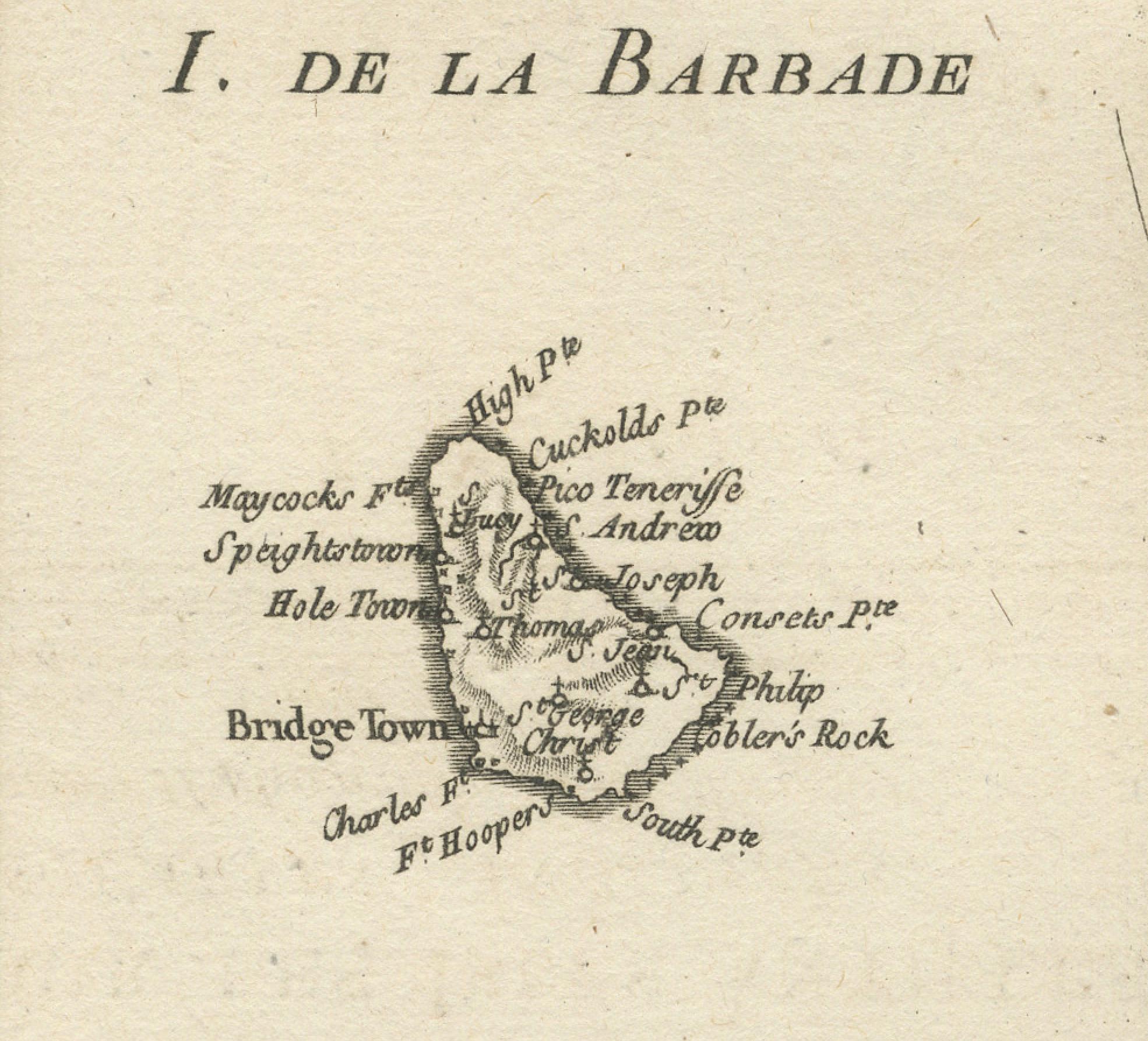 Mappa delle Isole Vergini e delle Piccole Antille di Rigobert Bonne, 1780 ca. In condizioni buone in vendita a Langweer, NL