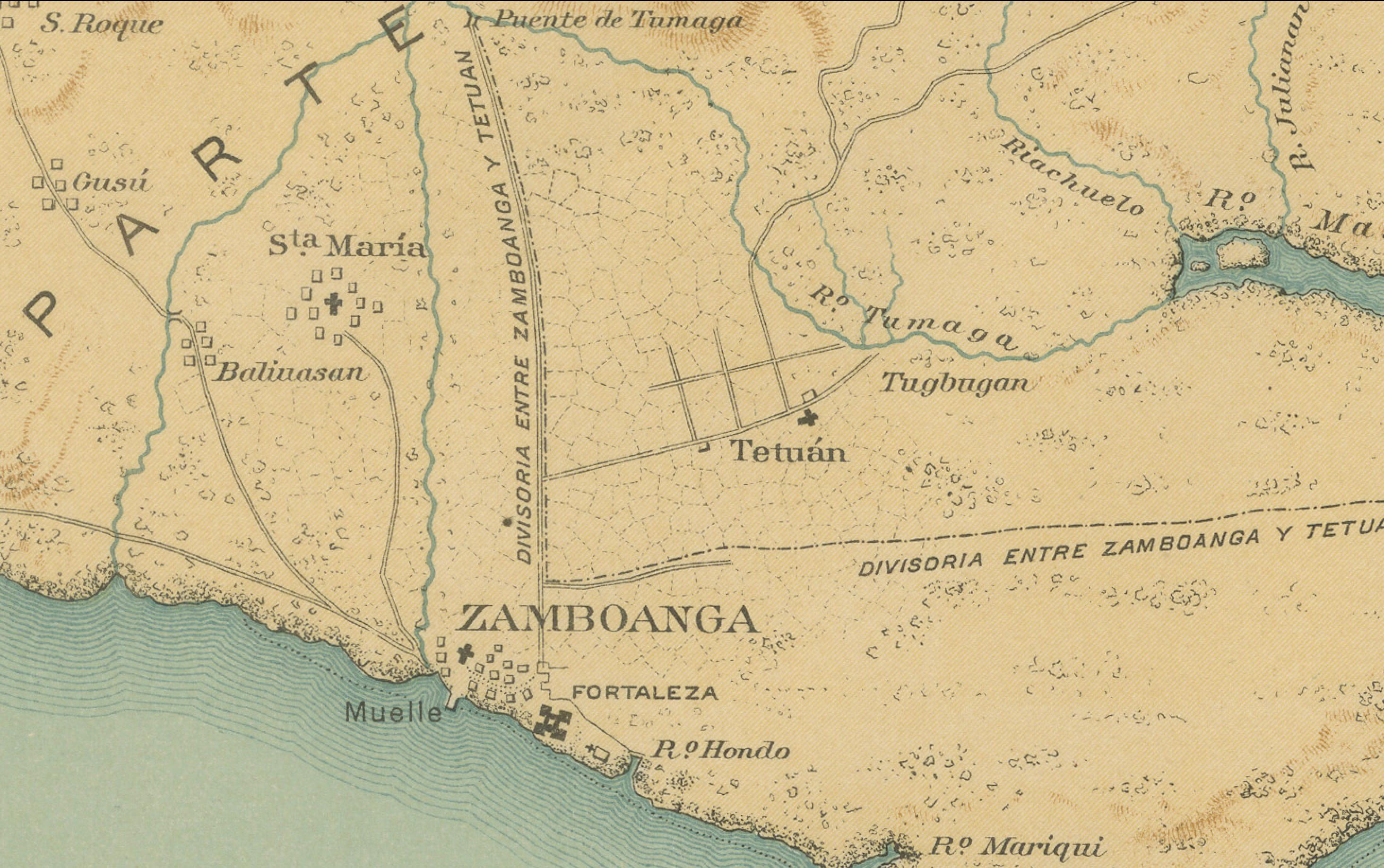 Map of Western Mindanao and the Sulu Archipelago – Observatorio de Manila, 1899 For Sale 3